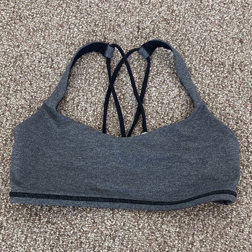 lululemon athletica Gray Sports Bra